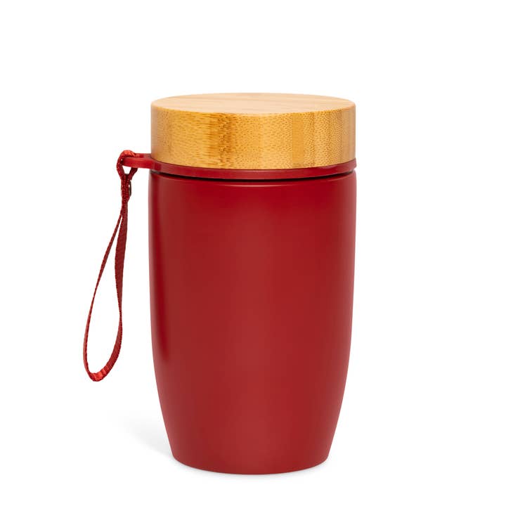 RETULP - Wholesale Broodtrommel/lunchdoos - RETULP Big Mug geïsoleerde foodpod 500 ml in klassieke rode kleur1