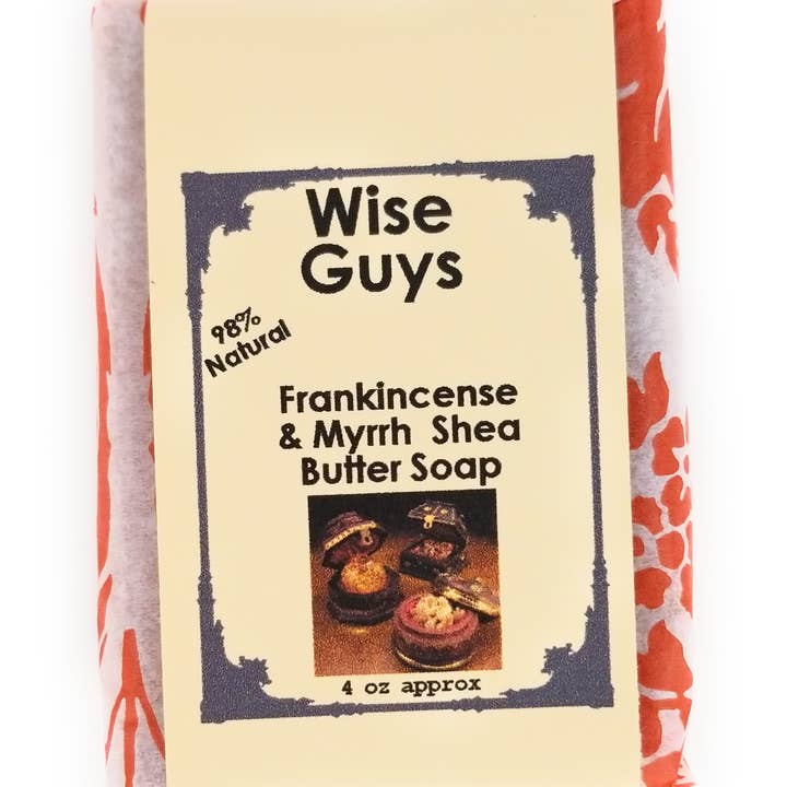 Frankincense and Myrrh Shea Butter Soap for wholesale by Corner Soap Shop