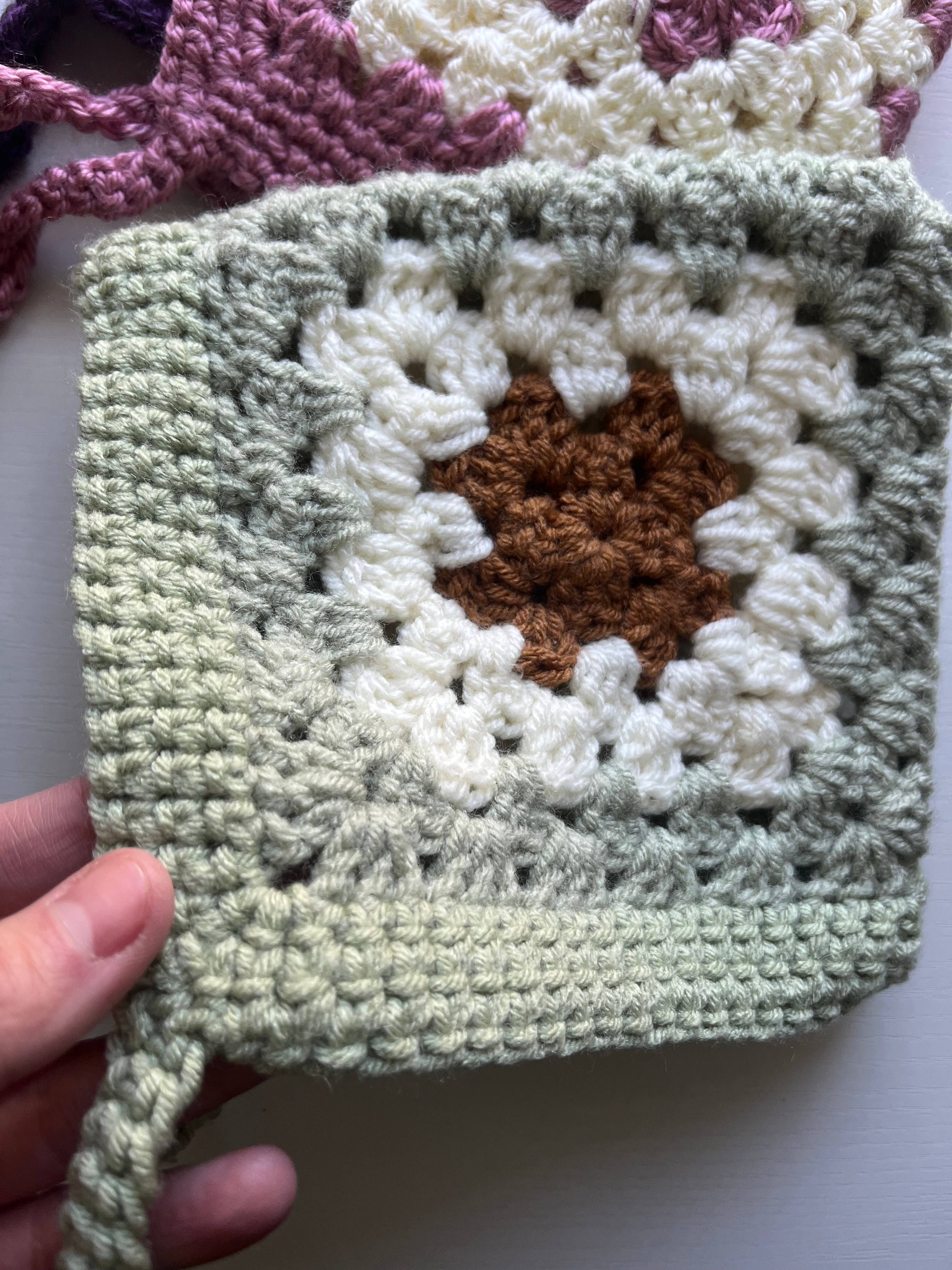 The Yarn Lilly - Wholesale Beanie - Kids - Handmade Crochet Granny Square Newborn Bonnet1