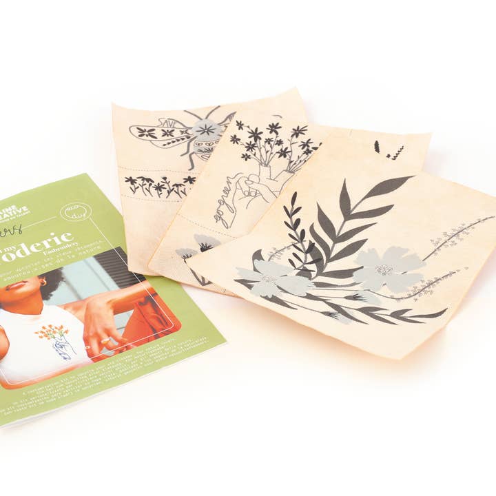 Graine Créative - Wholesale Craft Supplies - EMBROIDERY KIT ON NATURAL CLOTHING 165 x 240 x 50 mm4