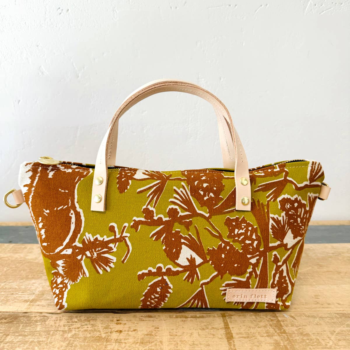 Erin Flett - Wholesale Satchel - Women's - Pine Cone Tree Heavy Linen or Heavy Canvas Satchel Bag8