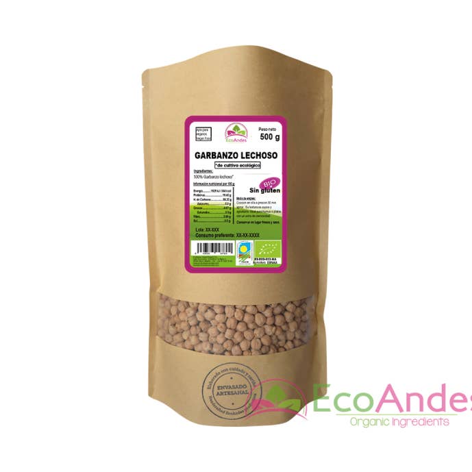 Grão-de-bico Leitoso 500g - BIO por atacado de ECOANDES