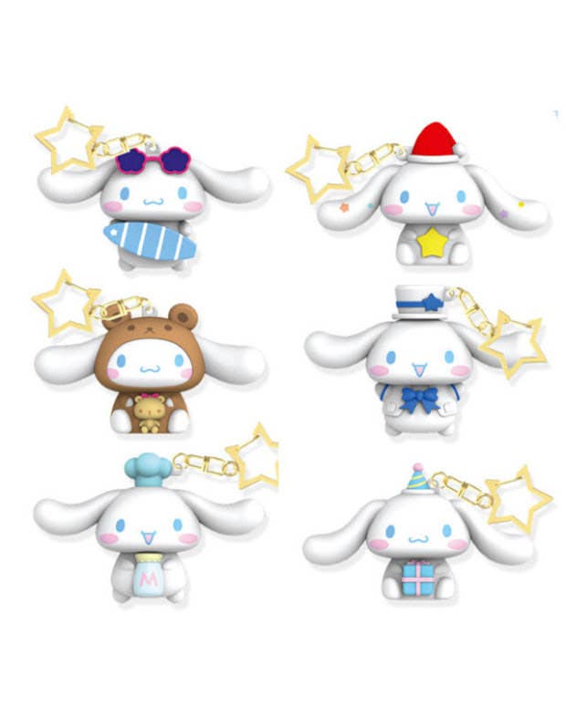 K-Wonderland – Großhandel Schlüsselanhänger – Damen – Sanrio Cinnamoroll Klapper-Schlüsselanhänger – Mit Try-Me Funktion4