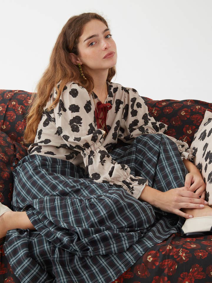 CARMEN SAYS - Wholesale Blouse - Women's - Echo Floral Printed Blouse6