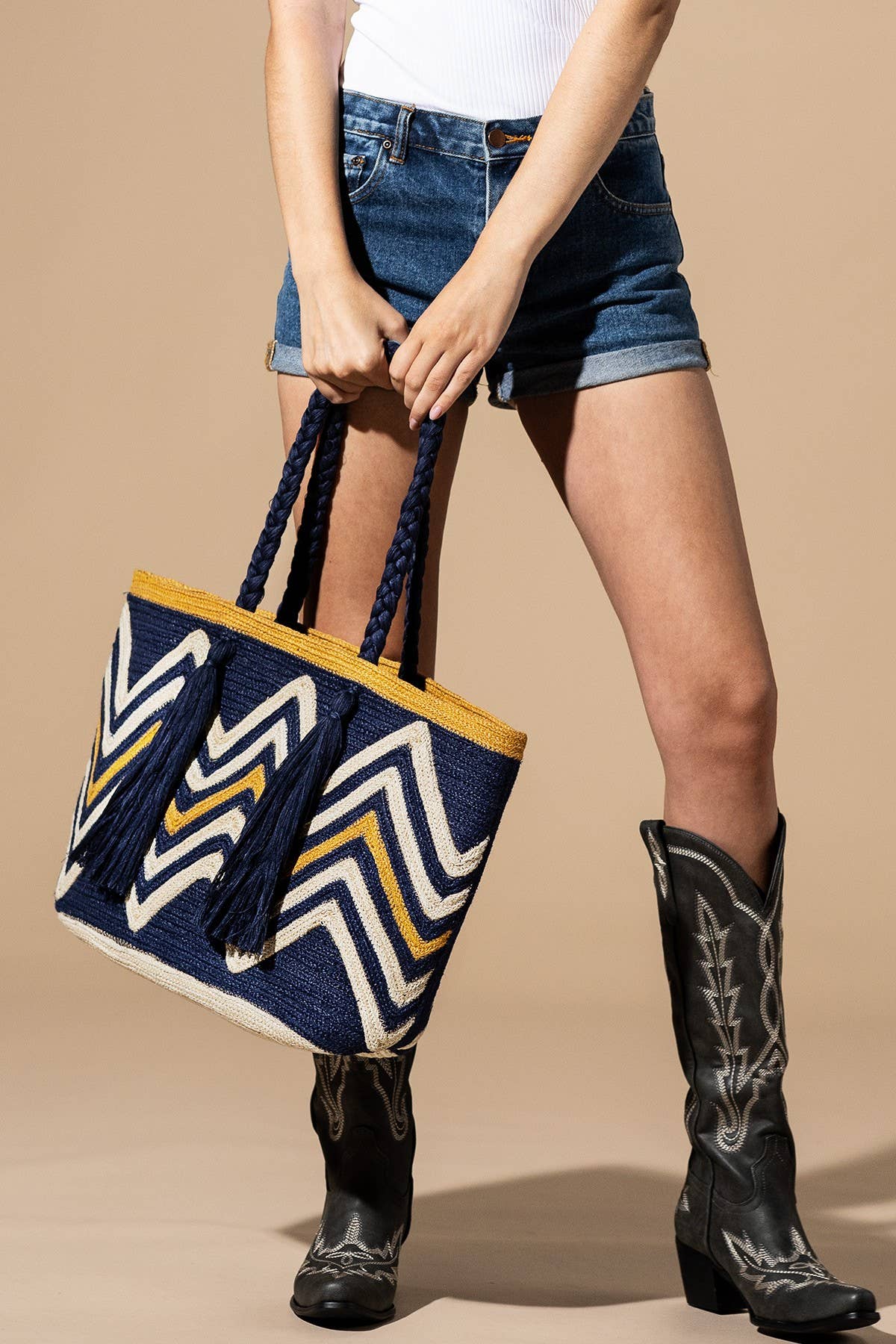 Malaka Sac à bandoulière en jute Malaka en vente sur Faire11