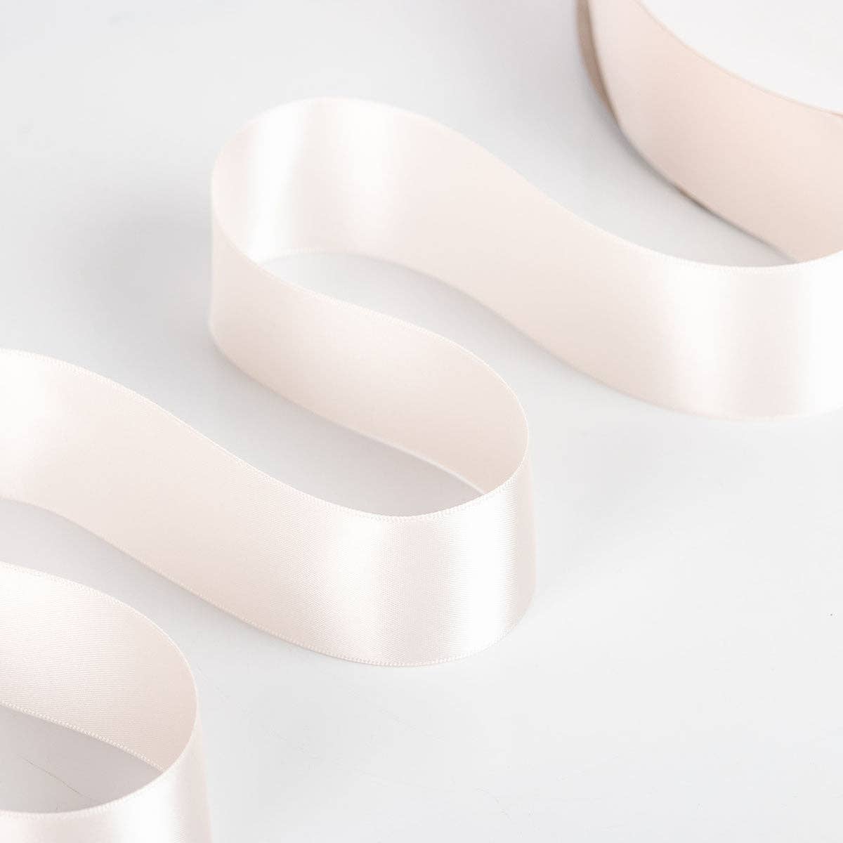 Little Ribbon Shop - Wholesale Ribbon - Gift Wrapping - Seashell 242 Double Faced Satin Ribbon 100-Yard Roll2