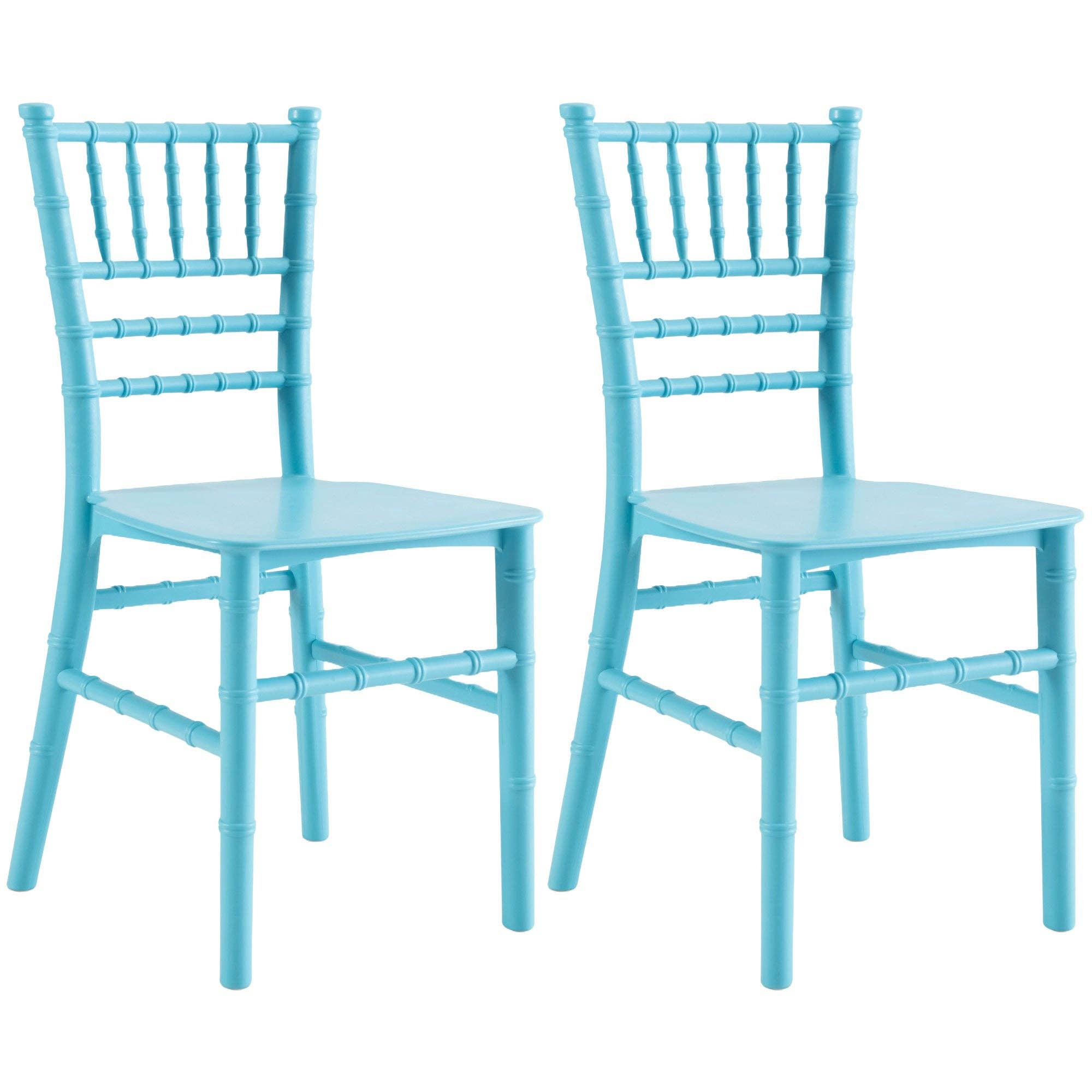 ShopBobbys - Wholesale Chair - Kids - JOON 2 Pack Kids Tiffany Chiavari Chairs, 25x13x14.5 Inches5