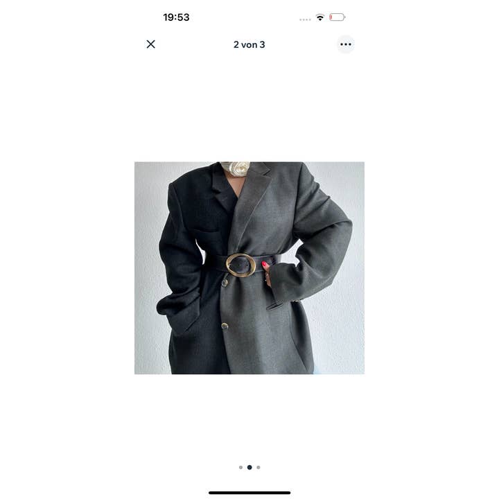 upcycle contrast blazer for wholesale by ERDLUXE