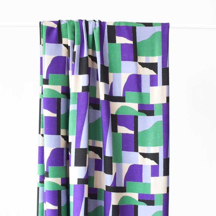 COUSETTE - Venta al por mayor Tela - Tejido viscoso - Verde duna1