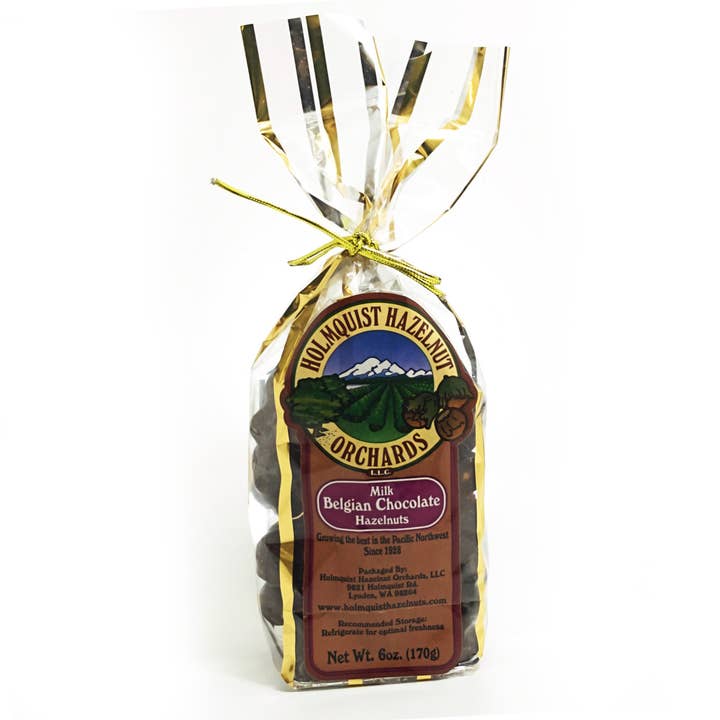 6 oz. mjölk belgiska hasselnötter för wholesale av Holmquist Hazelnut Orchards