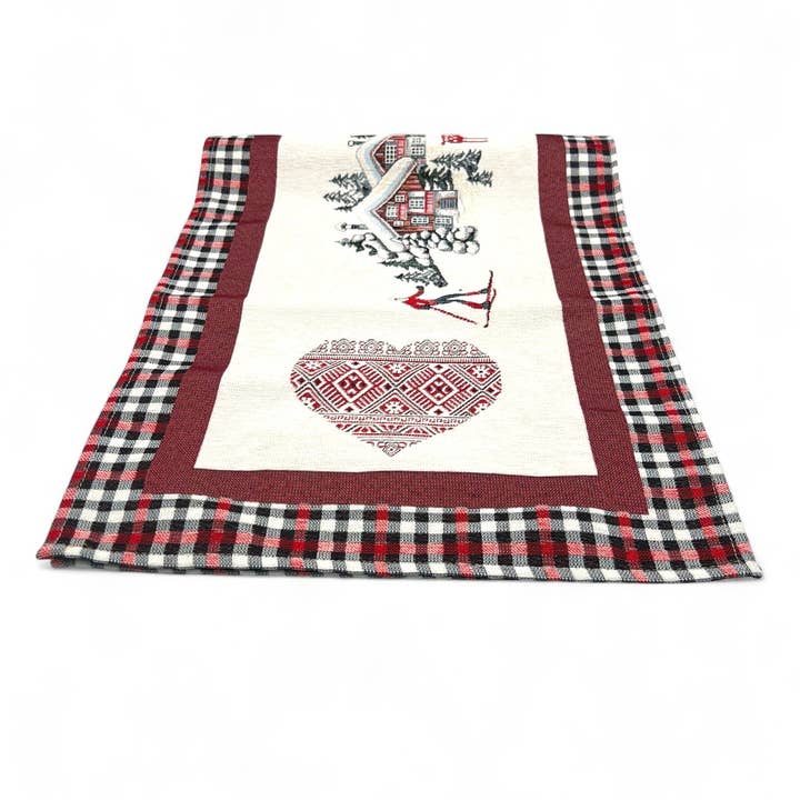 Hesta - Wholesale Table Runner - Jacquard Gobelin Runner, MERIBEL, chenille0
