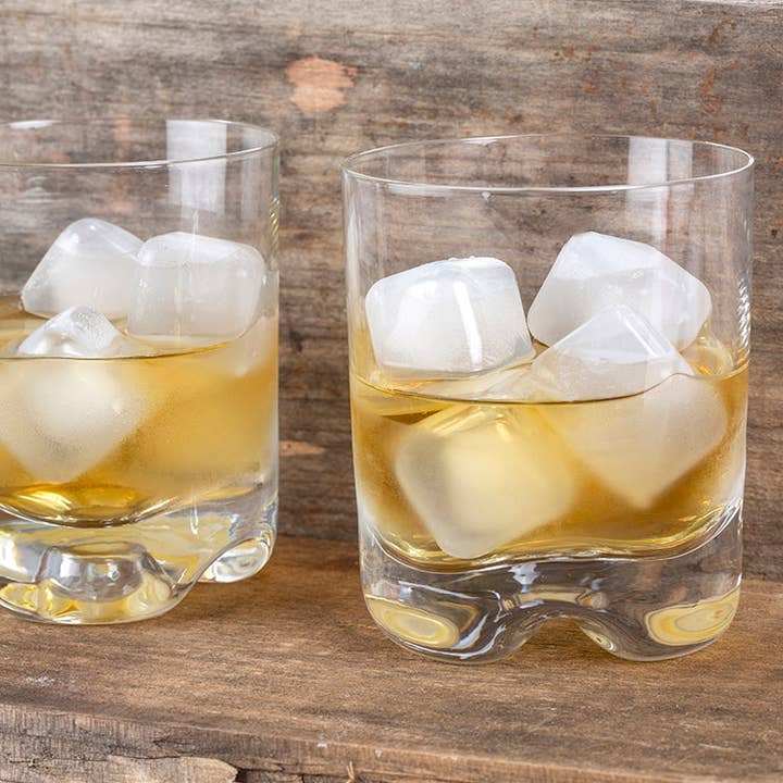 Kikkerland Design Inc - Wholesale Ice Tray/Mold - Clear Reusable Ice Cubes S/302