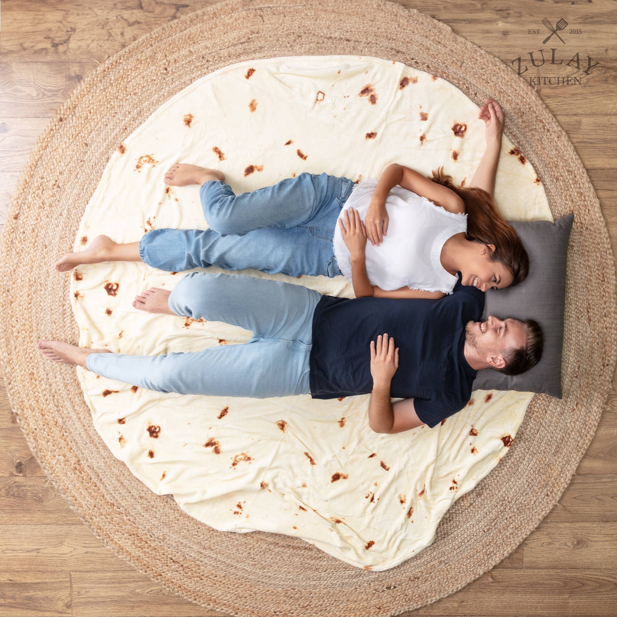 Zulay Kitchen - Vendita all'ingrosso Plaid - Coperta per burrito, motivo: tortilla con farina36