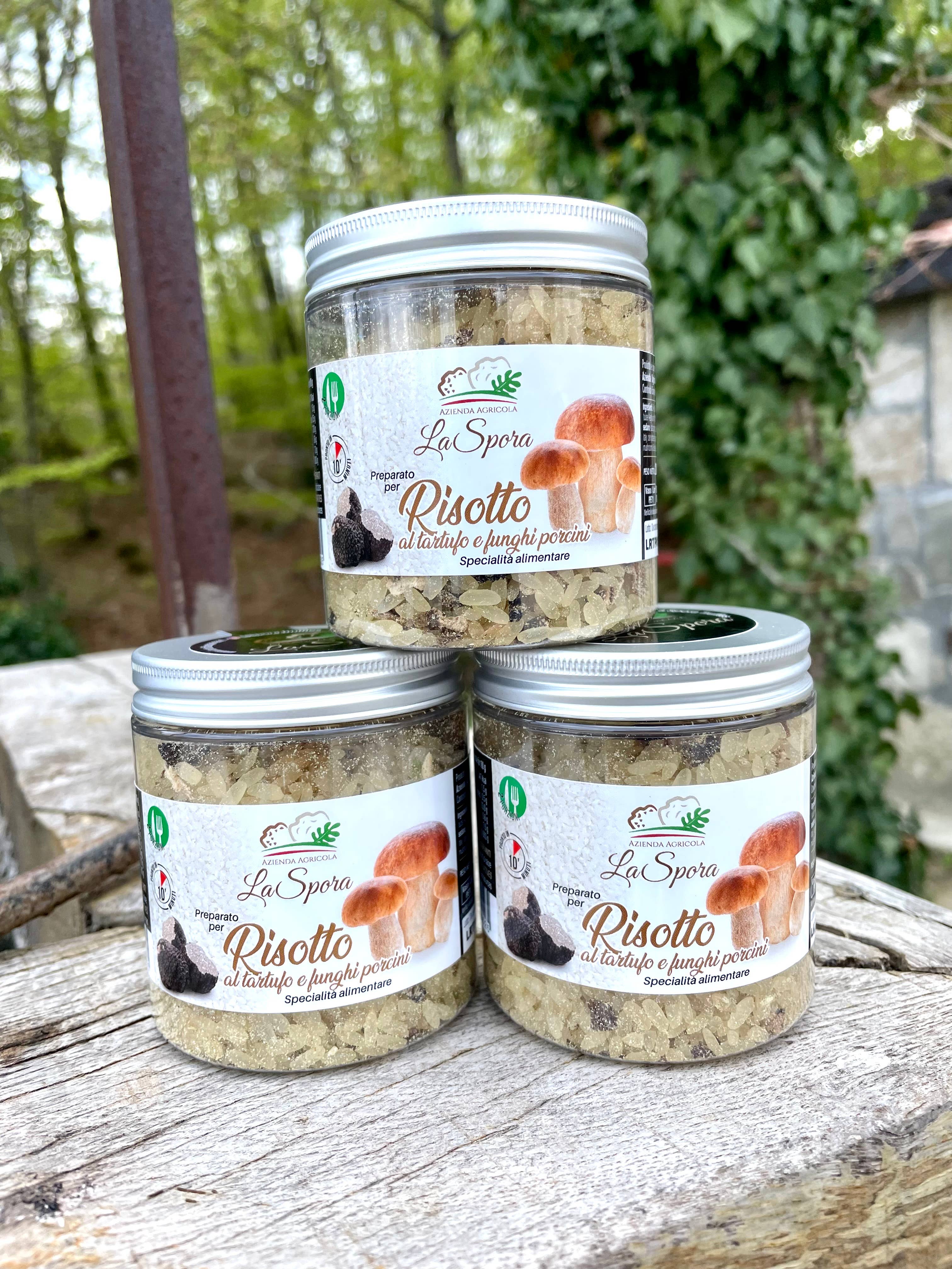 La Spora Tartufi - Wholesale Gedroogde kruidenmix - RISOTTO MET TRUFFEL EN EEKHOORNTJESBROOD - 200 gr3