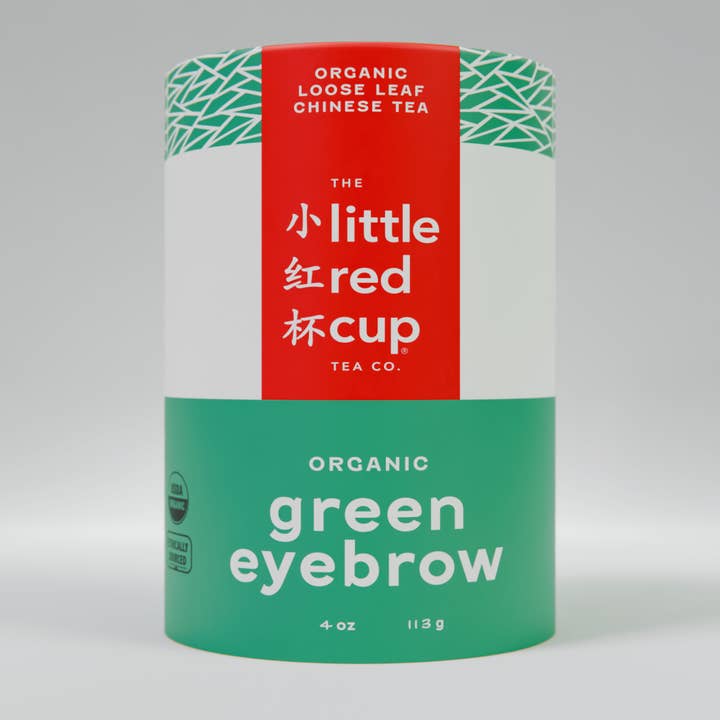 Organic Green Eyebrow Tea for wholesale by Little Red Cup