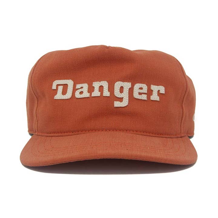 DANGER Snapback - Burnt Orange for wholesale by The Ampal Creative