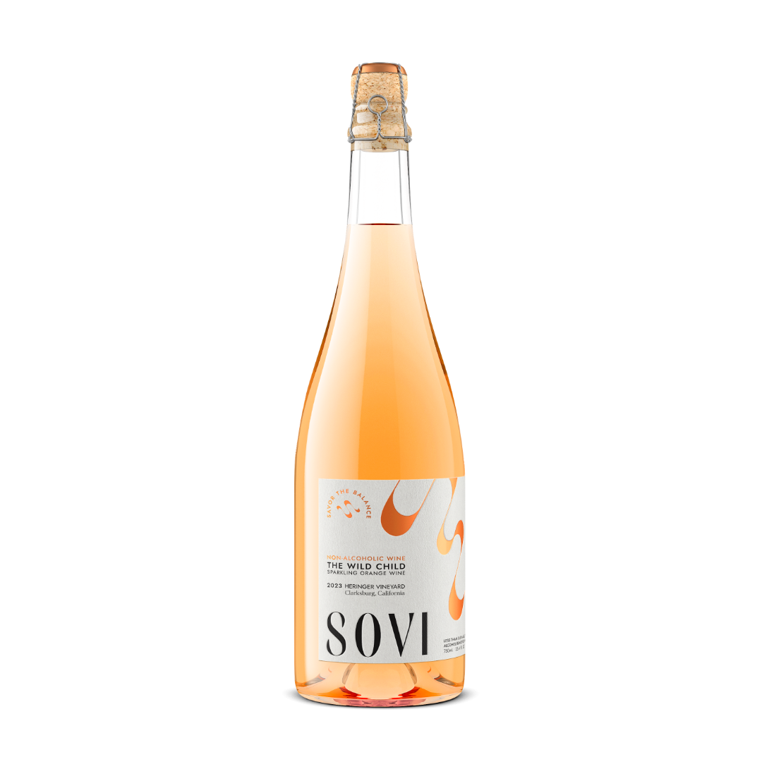Sovi Wine Co. - Wholesale Non-Alcoholic Spirits/Wine/Beer - The Wild Child - Sparkling Orange - Non-Alcoholic Wine 1