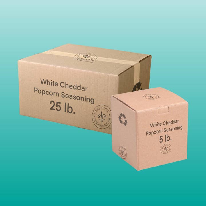 Dell Cove Spices & More Co. – Engroshandel Tørret krydderiblanding – Hvid Cheddar Popcorn Krydderier - Bulk krydderier, Food Service3