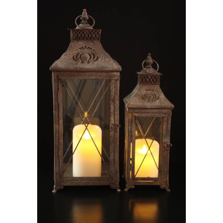 The Light Garden Collection - Wholesale Lantern - Lantern - Country Cottage (Set of 2) 24", 18"H