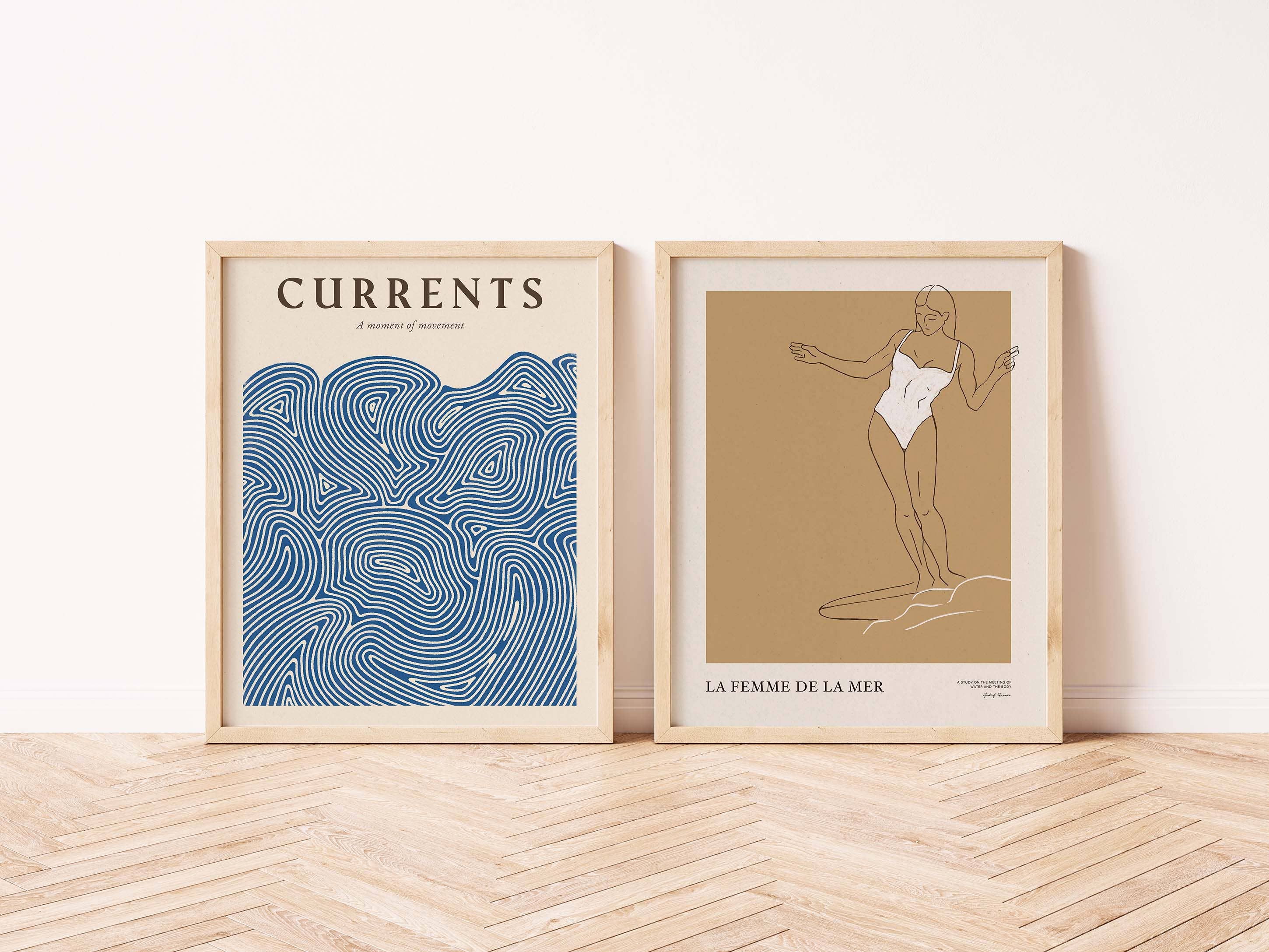 Mid Tide Design - Wholesale Art Print - Currents | Ocean Art Print4