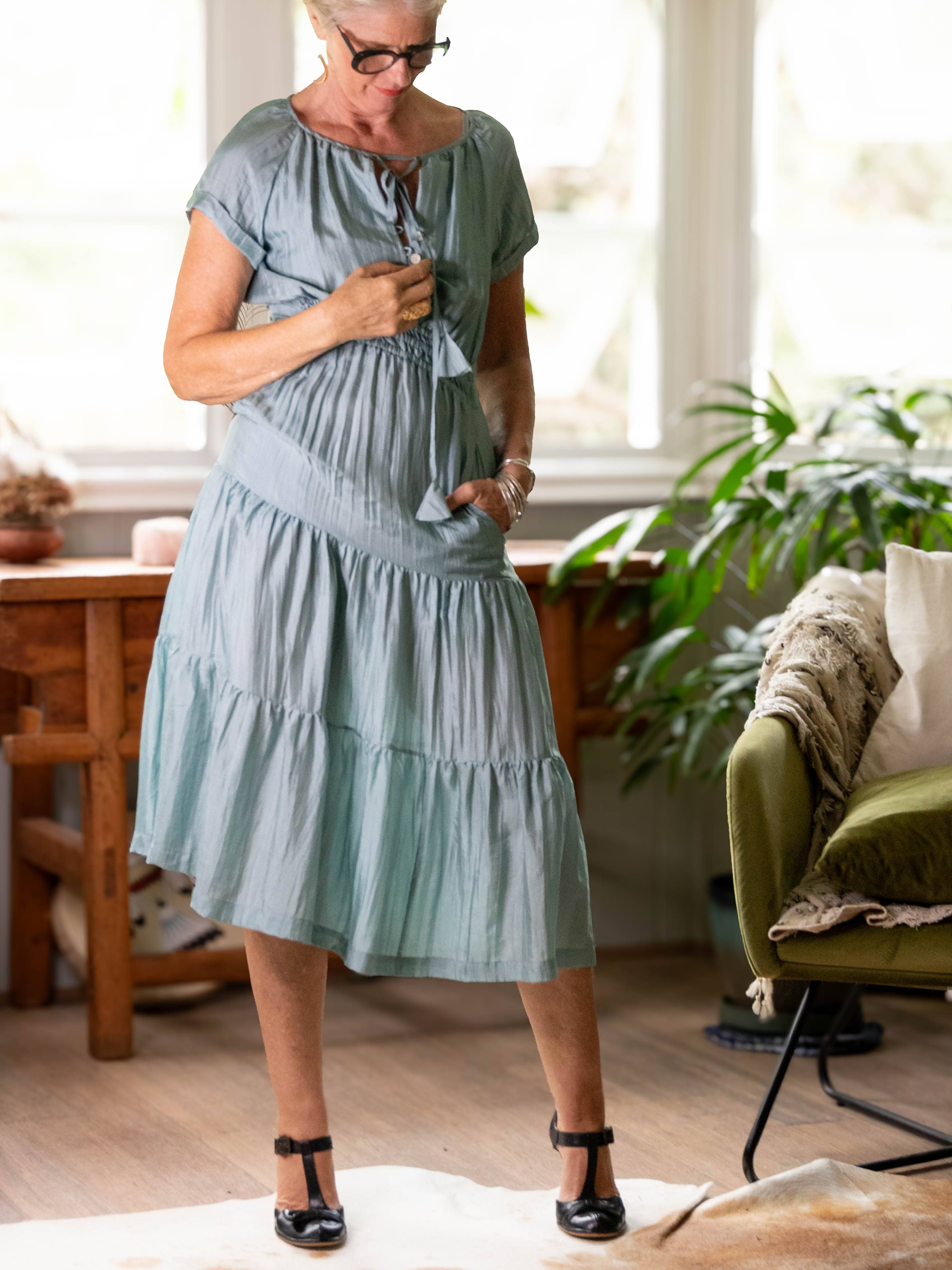 TABOO FASHION - Wholesale Dress – Women's - Amber pure silk dress6