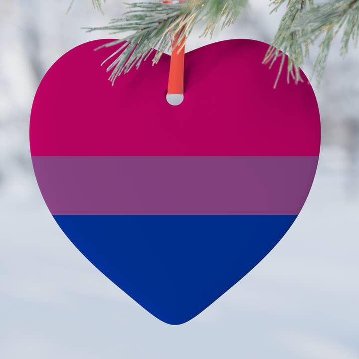 Ornamento com coração por atacado de Little Rainbow Paper Co