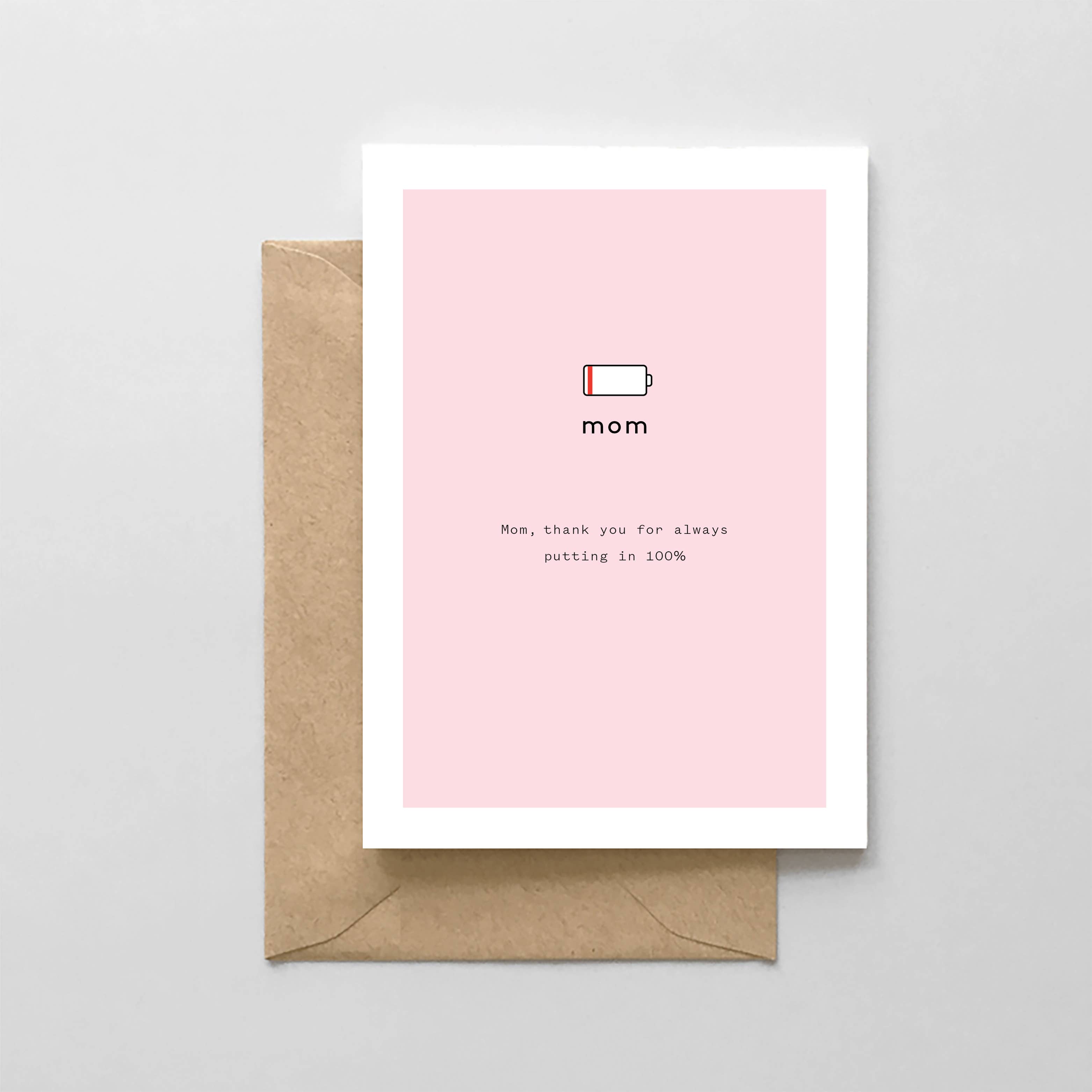 Spaghetti & Meatballs – Großhandel Muttertagskarten – Mama Akku - Muttertagskarte0