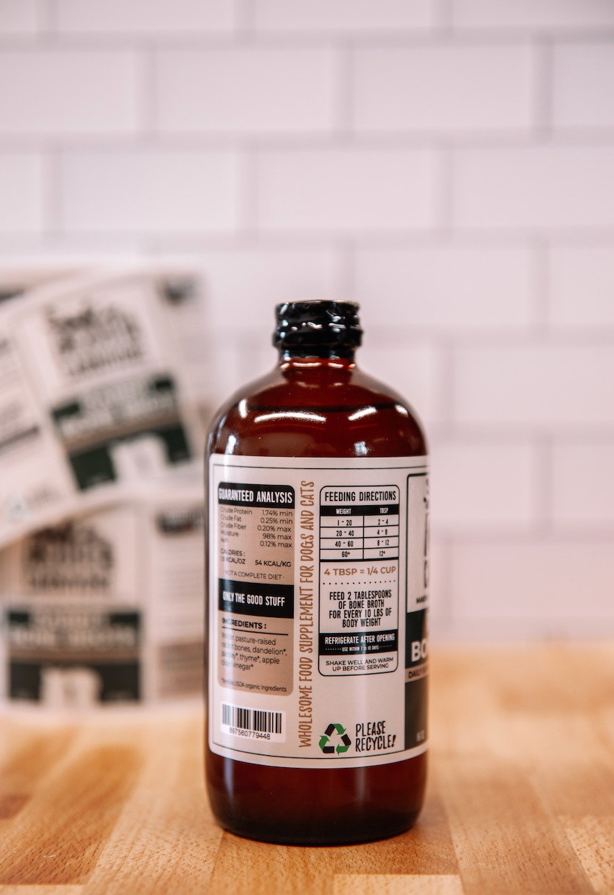 Crude Carnivore - Wholesale Pet Supplement - Cat/Dog - 16oz Rabbit Bone Broth2