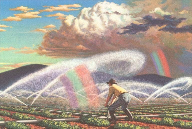 Found Image Press - Wholesale Sticker - Sticker AG-31 Irrigation Rainbows0