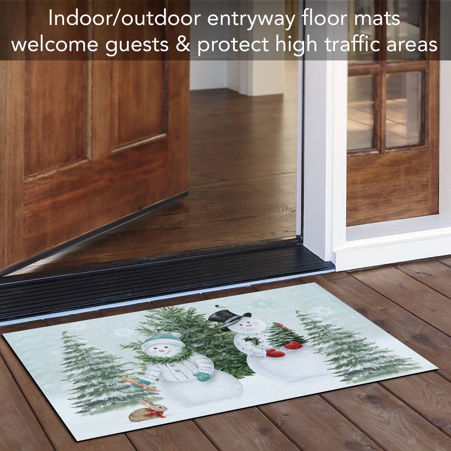 CounterArt/Highland Home/Thirstystone - Wholesale Door Mat - "Snow & Co" Indoor/Outdoor Entryway Floor Mat3