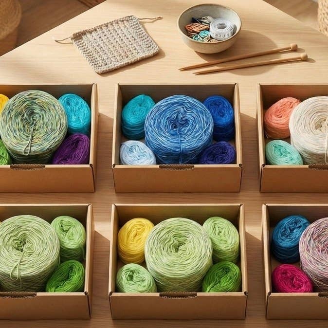 Cajas de confeti para venta al por mayor de Chiemseegarn