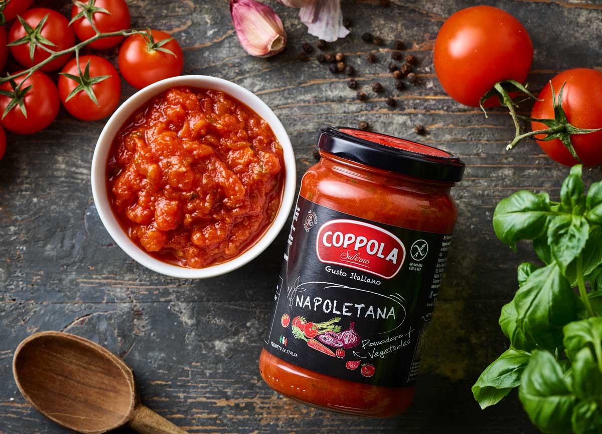 Gourmica - Wholesale Pasta Sauce - Coppola Neapolitan Sauce, Tomato Sauce with Vegetables (350g)1