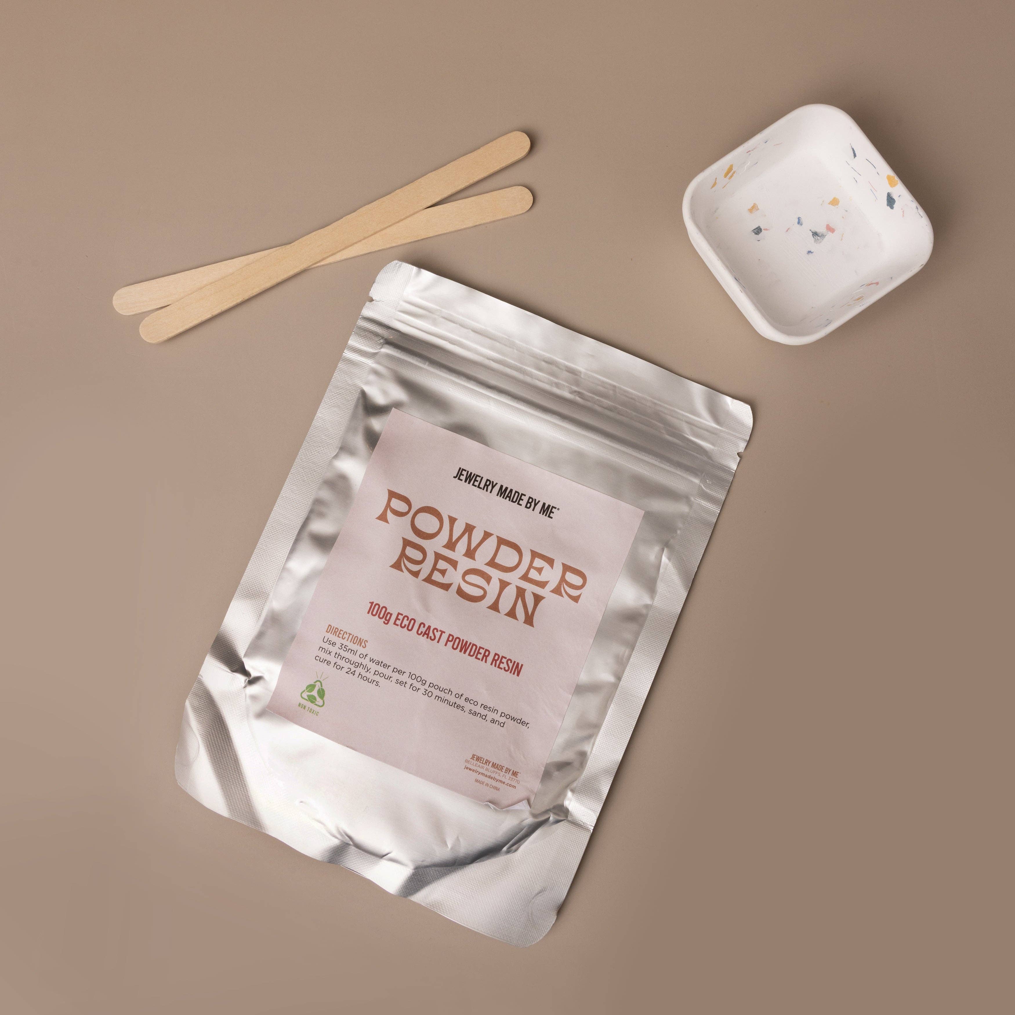 Jewelry Made by Me – Großhandel Bastelset – Harzhandwerk Eco Cast Weißes Pulverharz Gips Keramikmischung, 100G1