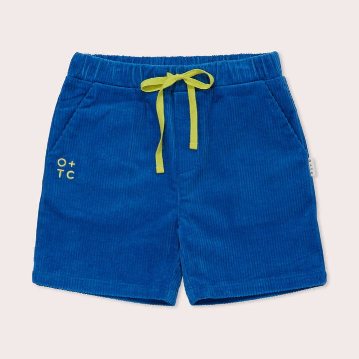 Blue Cord Mid Shorts för wholesale av Olive + the Captain
