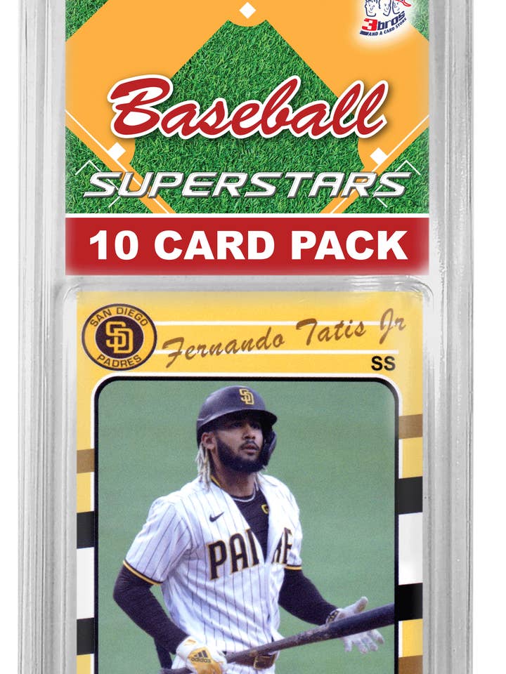 Kit 10 carte San Diego Padres Superstars per la vendita all'ingrosso da parte di 3bros And A Card Store