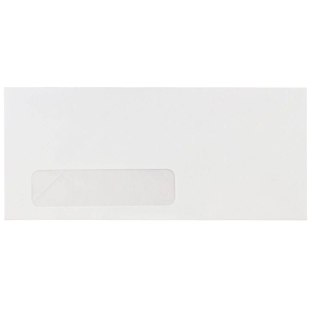 JAM PAPER - Wholesale Envelopes - #10 Commercial Window Envelopes, 4 1/8 x 9 1/2, 100/Pack0