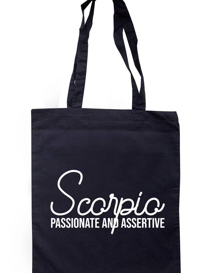 Bolso de mano Escorpio, apasionado y asertivo S0443 para venta al por mayor de Illustrated Identity