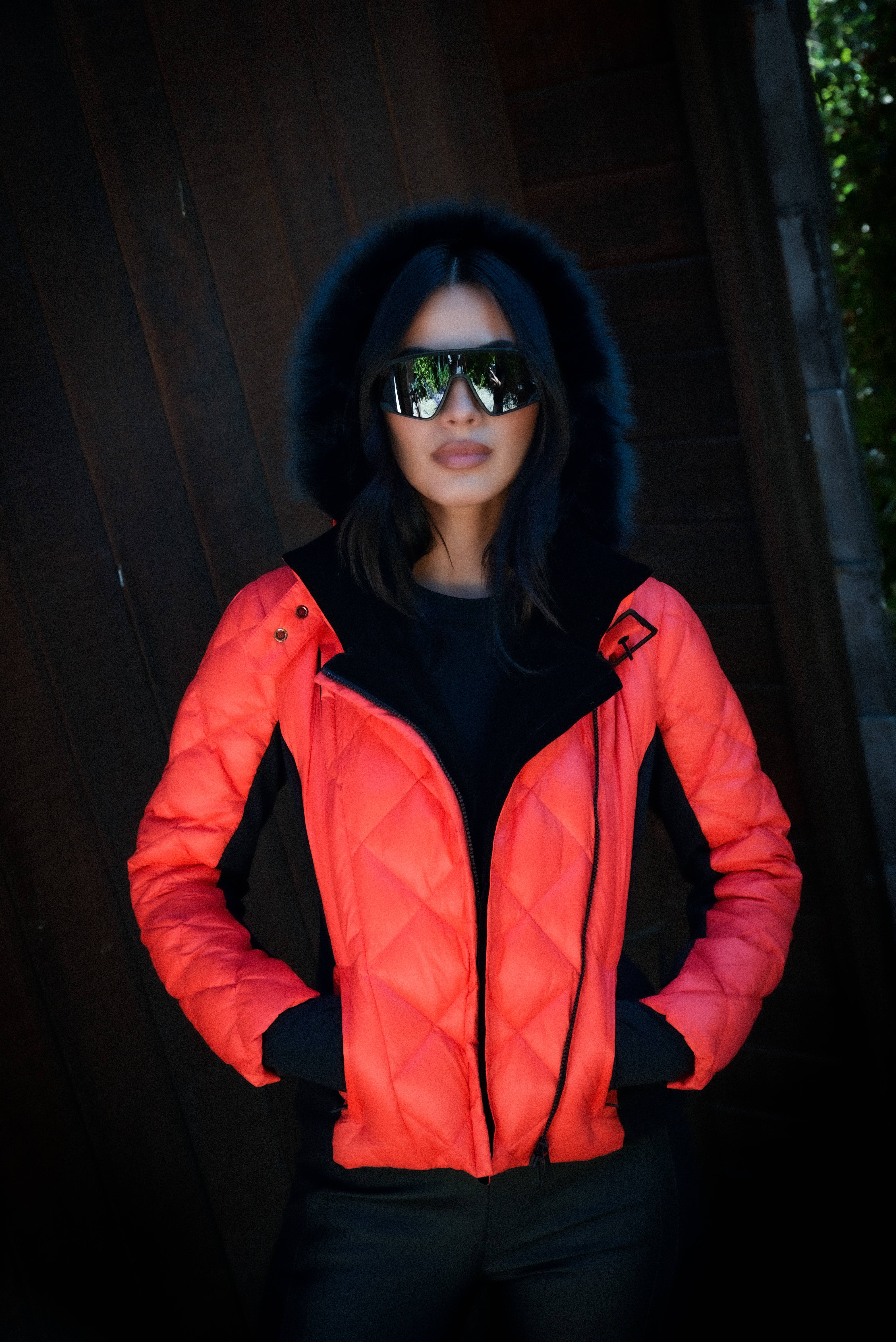 Blanc Noir - Wholesale Puffer Jacket - Women's - Jet Setter Jacket JLS2