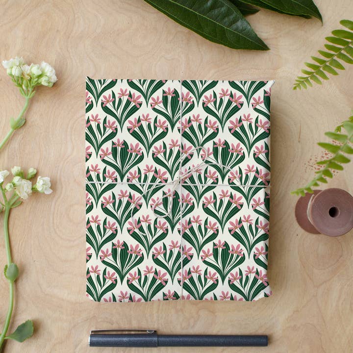 Rebecca Jane Woolbright - Wholesale Flat Wrap - Hello Friend Wrapping Paper Single | 1 Sheet, 20" x 29" 1