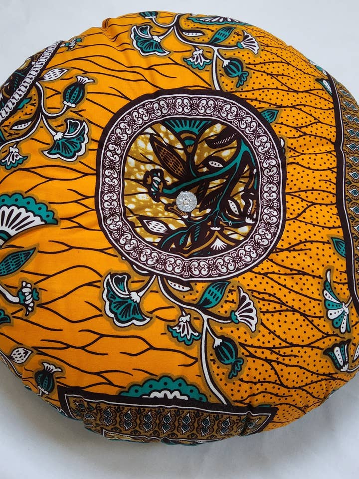 AFROBRIT FUSION ROUND CUSHION for wholesale by ASKA London