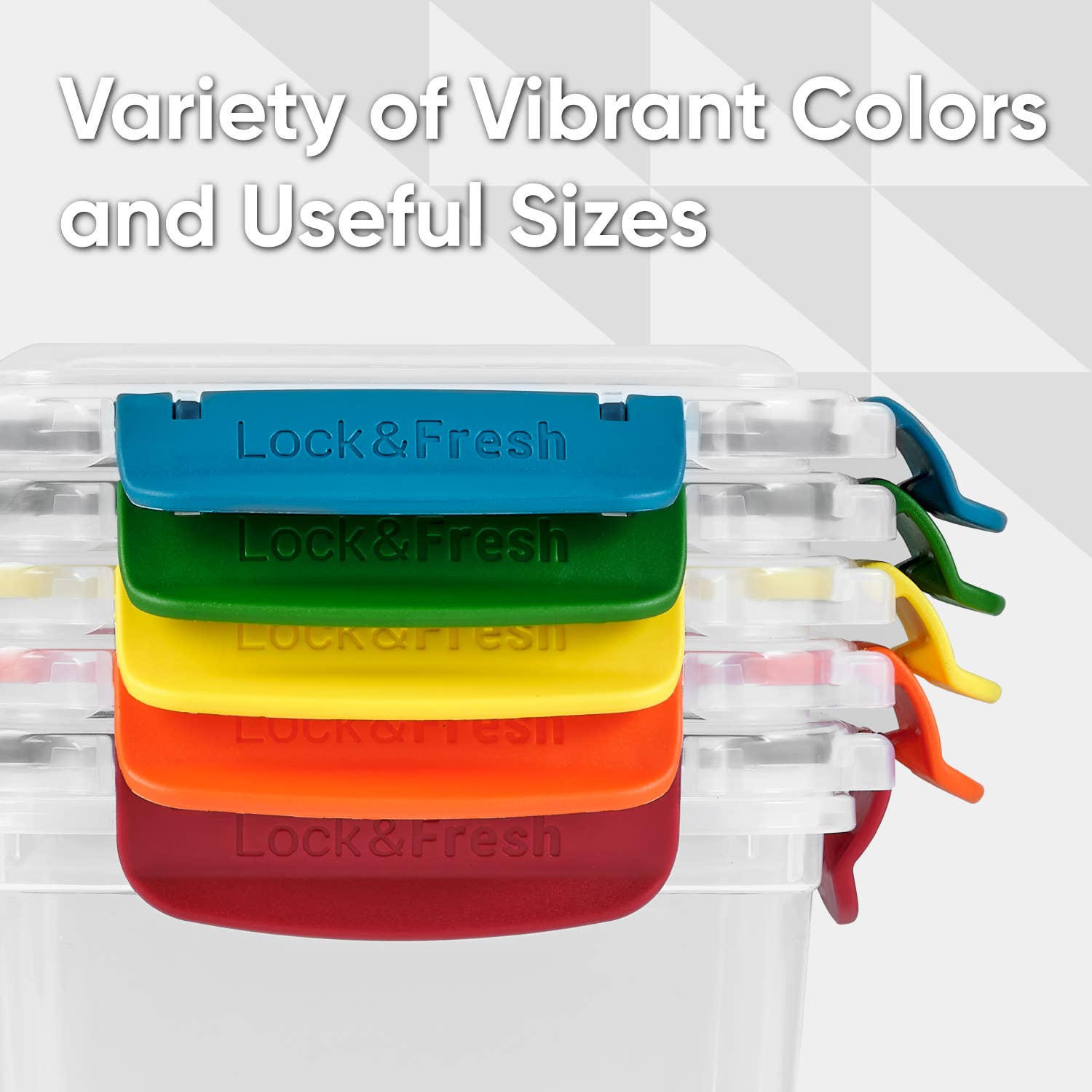 Superio Brand - Wholesale Food Storage Container - Air-Tight Food Containers Leak-Proof Square 80 Ounce-CS10