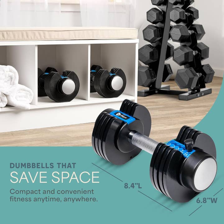 LifePro - Wholesale Fitness Equipment - Lifepro Adjustable Dumbbells Set – Compact Home Gym Weights3