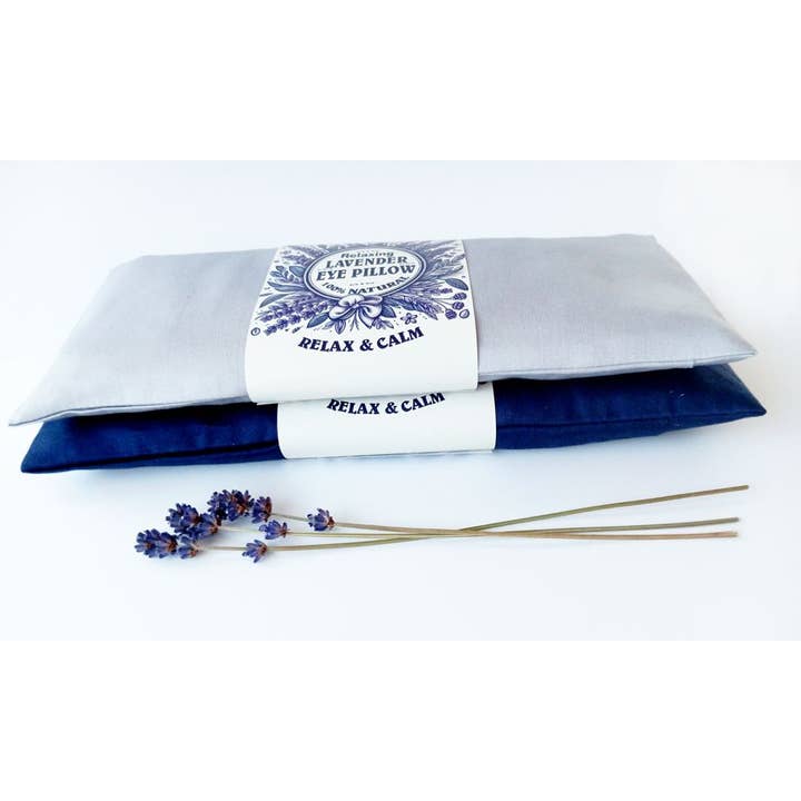 DECORER - Venta al por mayor Saquito de aromaterapia - ¡Almohada de ojos relajante y pesada! Lavanda - Aromaterapia