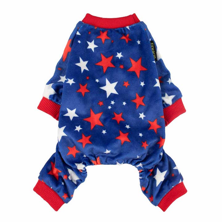 Patriotic Star Dog Pajamas for wholesale by Fitwarm