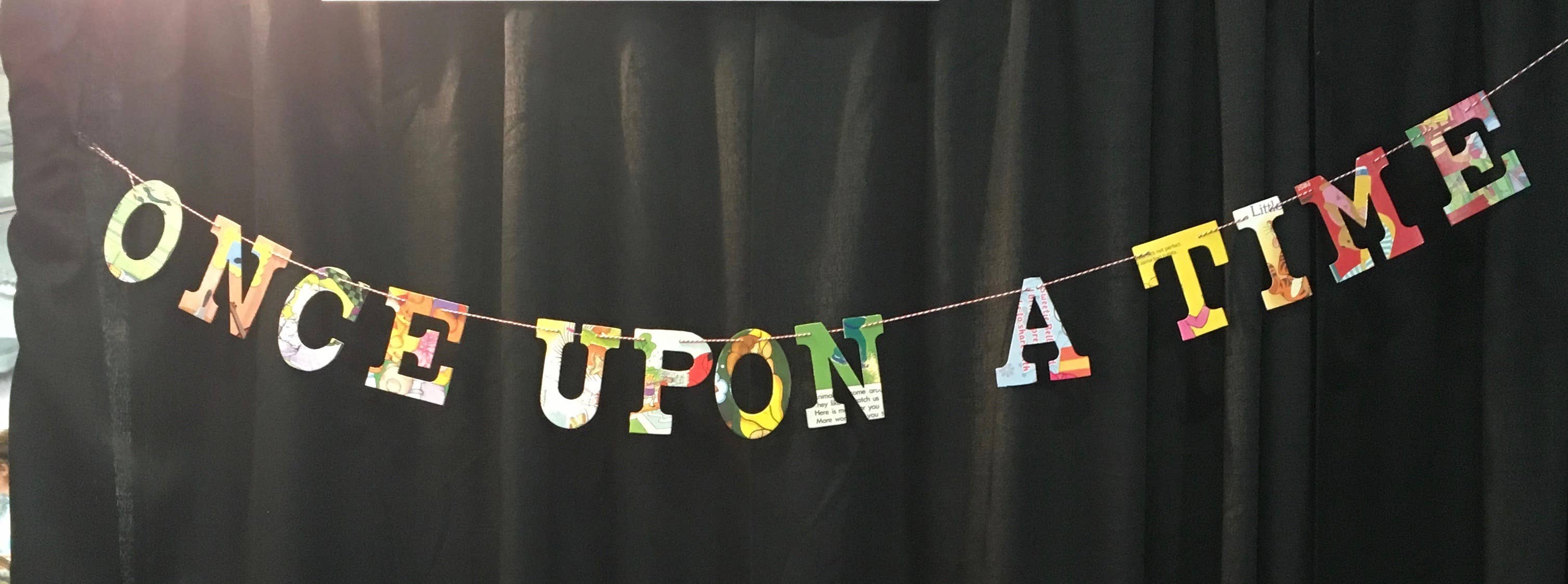 Attic Journals - Vente Fanion/guirlande - Guirlandes de mots - IL ÉTAIT UNE FOIS5