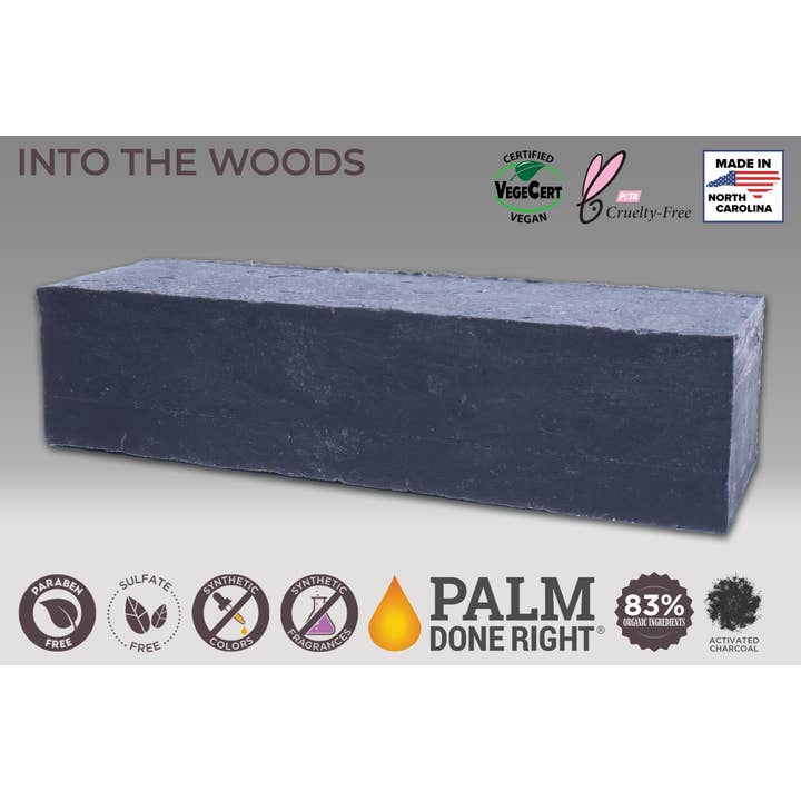 Adams Handmade Soap - Wholesale Bar Soap - Into the Woods Charcoal Soap1