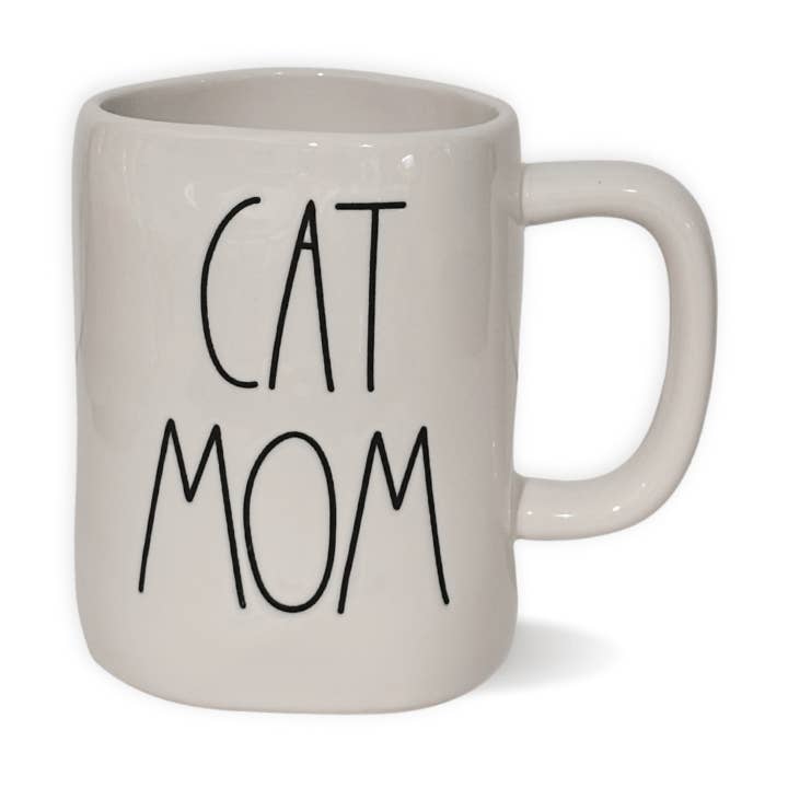 Rae Dunn Mug Cat Mom – Ceramic Coffee Cup for Cat Lovers for wholesale by Nevsher Lior
