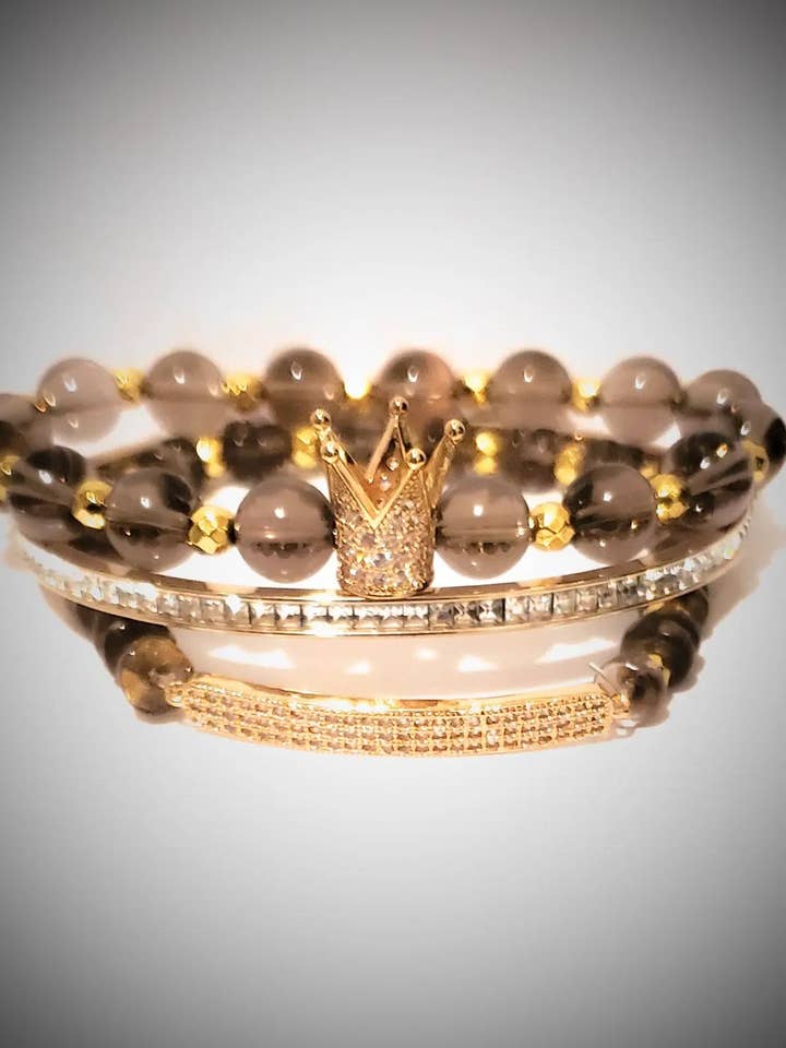 Juego de corona ahumada «Gold» para venta al por mayor de L. Styles, LLC