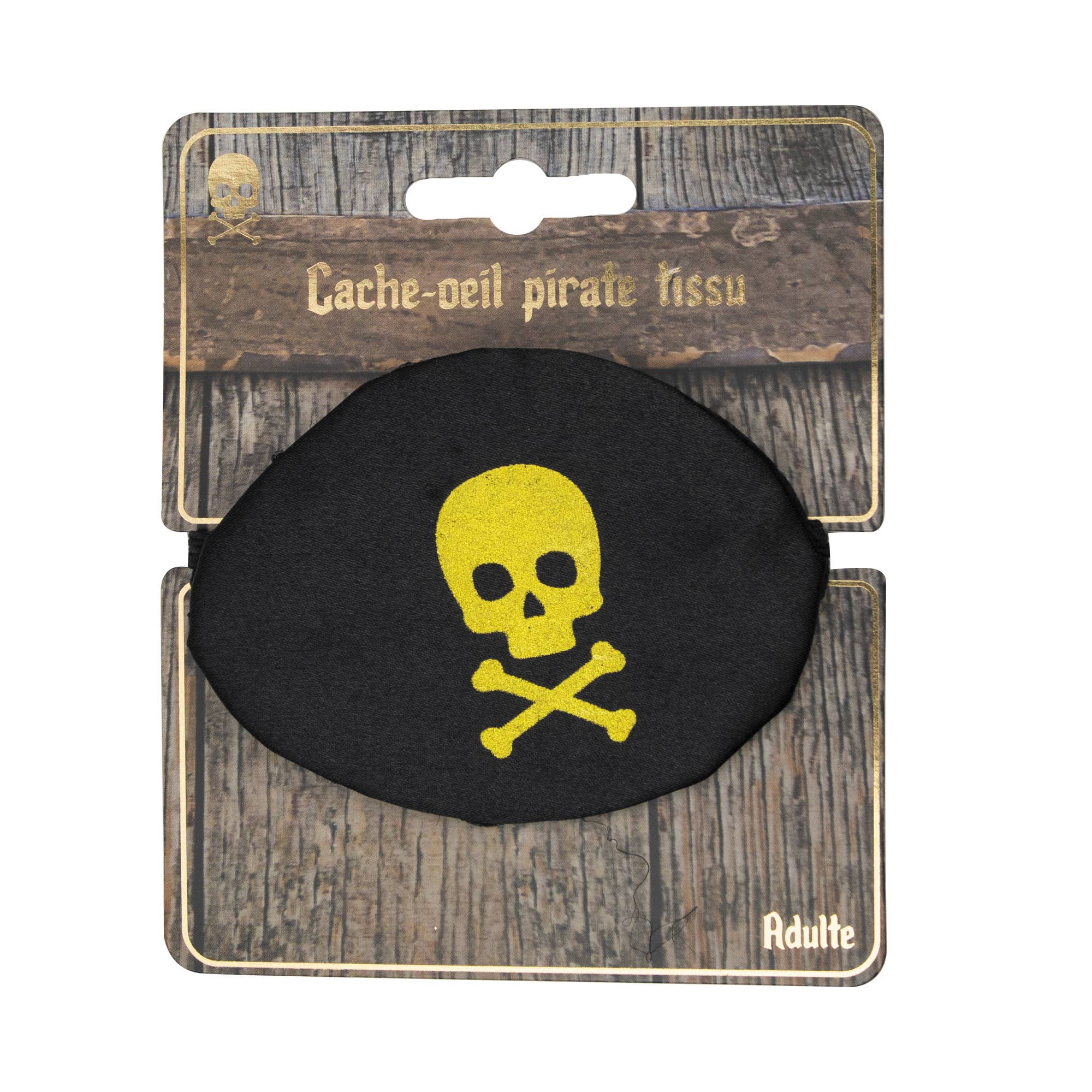 Party Pro - Wholesale Costume - Unisex - PIRATE FABRIC EYE COVER1