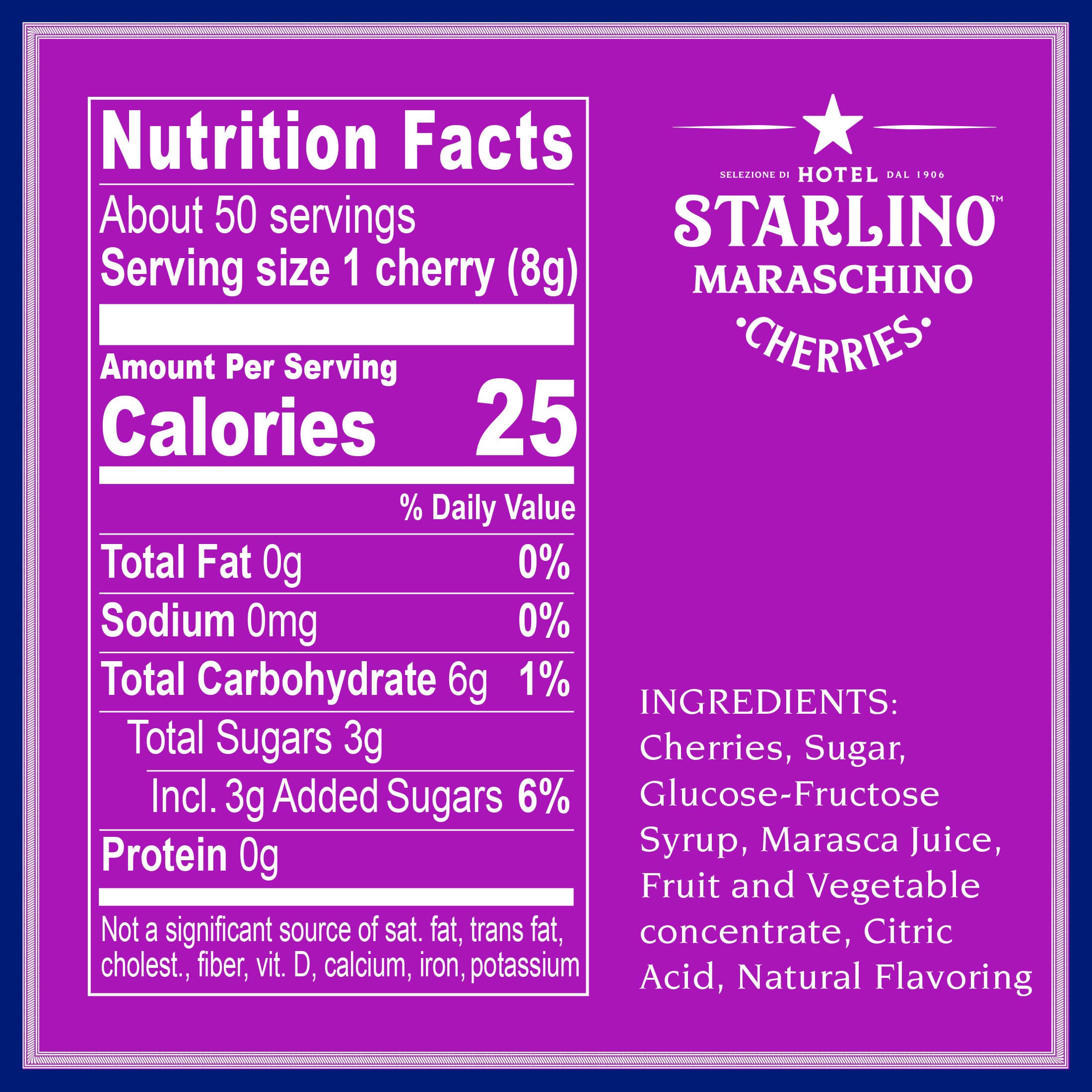 Hotel Starlino Italian Maraschino Cherries – Großhandel Konserven – 7 Pfund Kirschen! - Starlino 3 kg (6,6 Pfund) Dose1